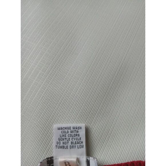 Loft Ann Taylor Red Tight Knit Ribbed Long Sleeve Pullover Sweater Women's Large - Picture 8 of 12